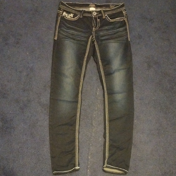 Hydraulic Denim - Hydraulic Women's Black Skinny Jeans with Contrast Stitching